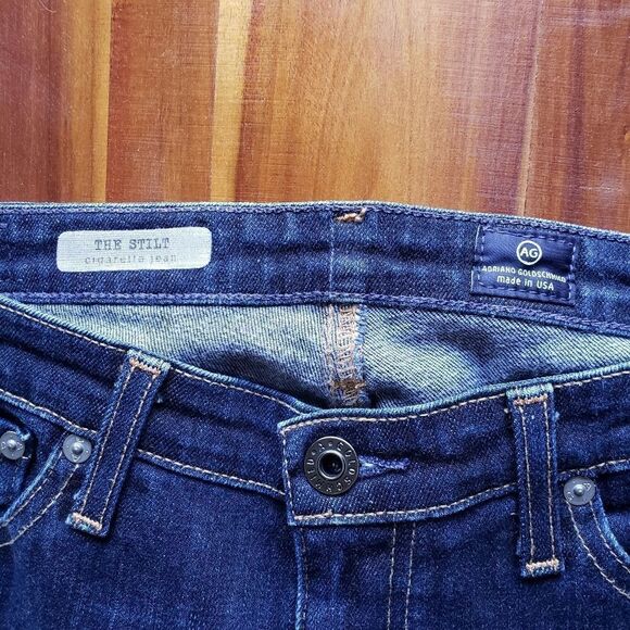 Ag Adriano Goldschmied The Stilt Cigarette jeans size 27R - Picture 4 of 7